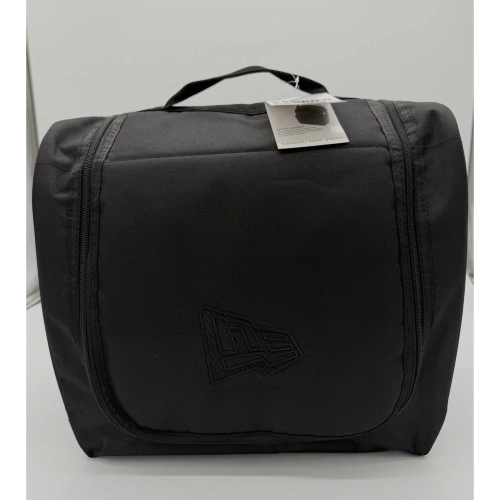 New Era 24 Cap Carrier Black Zip Closure With Carry Handle